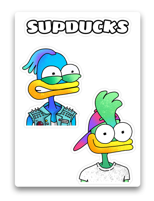 SupDucks Sticker Sheet