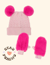 Stay Peachy Winter Hat & Mittens