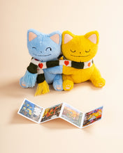 Butter & Biscuit Cat Plushies (with Mini Comic)