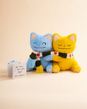Butter & Biscuit Cat Plushies (with Mini Comic)