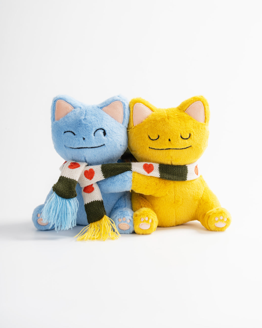 Butter & Biscuit Cat Plushies (with Mini Comic)