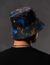 Creepy-Crawlies Brain Bucket (Blue & Yellow)