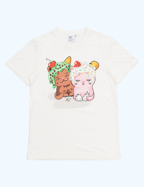 Eustace and Shelly T-Shirt - White