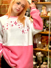 Star Sweatshirt - Pink/ Green