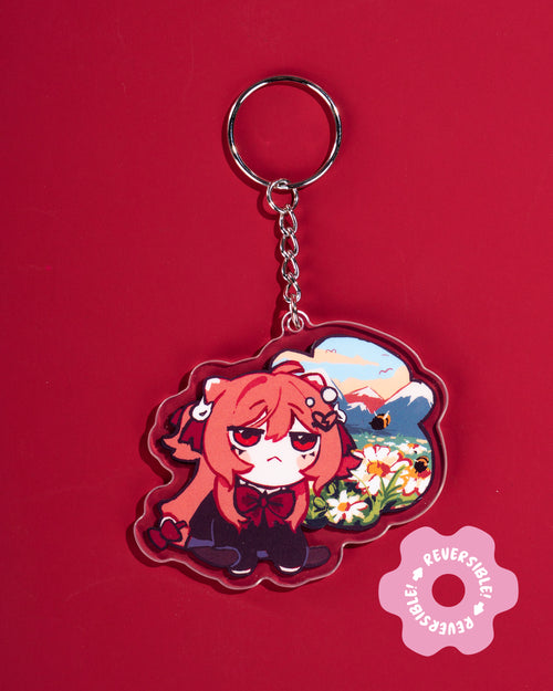 Think Twice Keychain