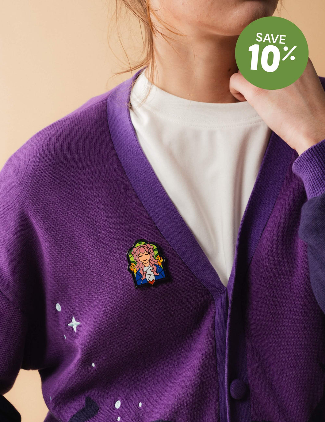 Watcher Cardigan + Individual Pin Bundle