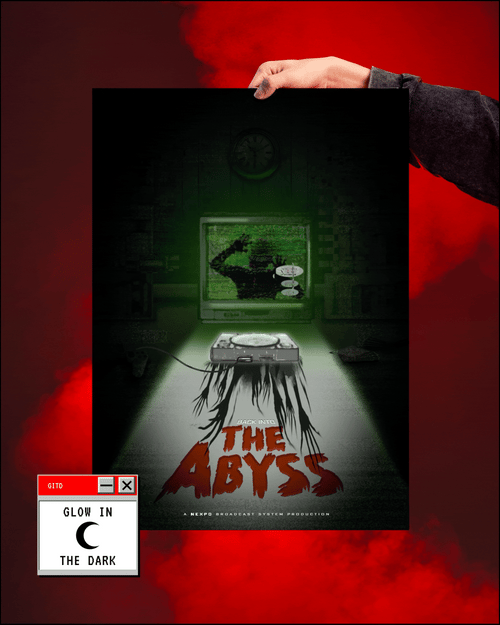 Back Into the Abyss Glow-in-the-Dark Poster