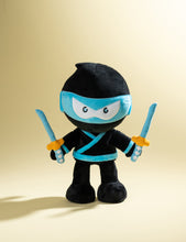 Blue Stealthy Ninja Poseable Plush