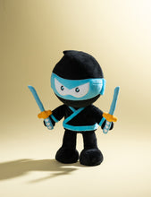 Blue Stealthy Ninja Poseable Plush