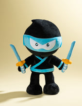 Blue Stealthy Ninja Poseable Plush