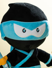 Blue Stealthy Ninja Poseable Plush