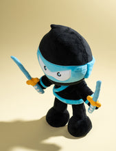 Blue Stealthy Ninja Poseable Plush