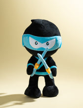 Blue Stealthy Ninja Poseable Plush