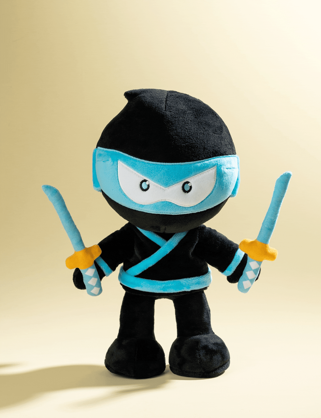 Blue Stealthy Ninja Poseable Plush