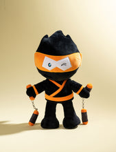 Orange Stealthy Ninja Poseable Plush