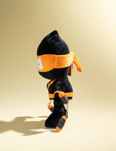 Orange Stealthy Ninja Poseable Plush