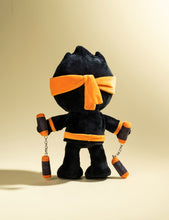 Orange Stealthy Ninja Poseable Plush