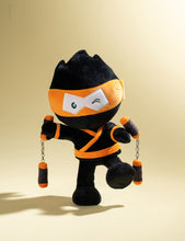 Orange Stealthy Ninja Poseable Plush