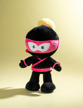 Pink Stealthy Ninja Poseable Plush