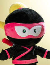Pink Stealthy Ninja Poseable Plush