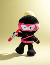 Pink Stealthy Ninja Poseable Plush