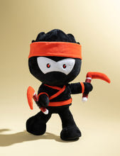 Red Stealthy Ninja Poseable Plush