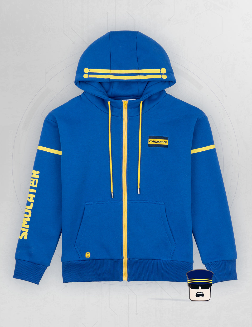 Commander Hoodie + Pin Bundle (No Code)