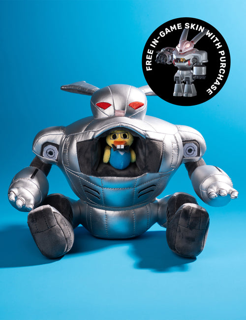 Mecha Bunny + Nerd Ducky Mini Plush