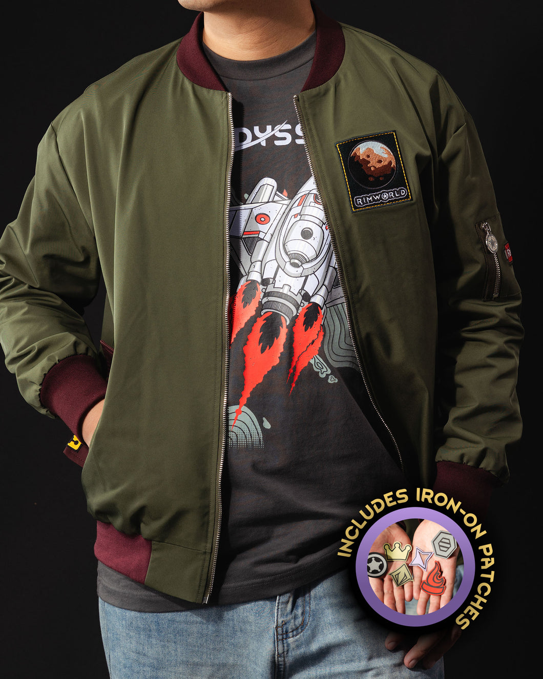 RimWorld Bomber Jacket + Patches