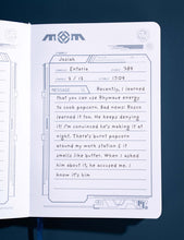 M.O.M. Mission Log Notebook