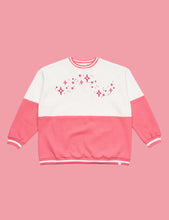 Star Sweatshirt - Pink/ Green