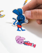 Toon Turf Sticker Sheets x3 + Postcard