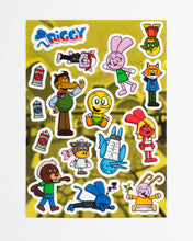 Toon Turf Sticker Sheets x3 + Postcard