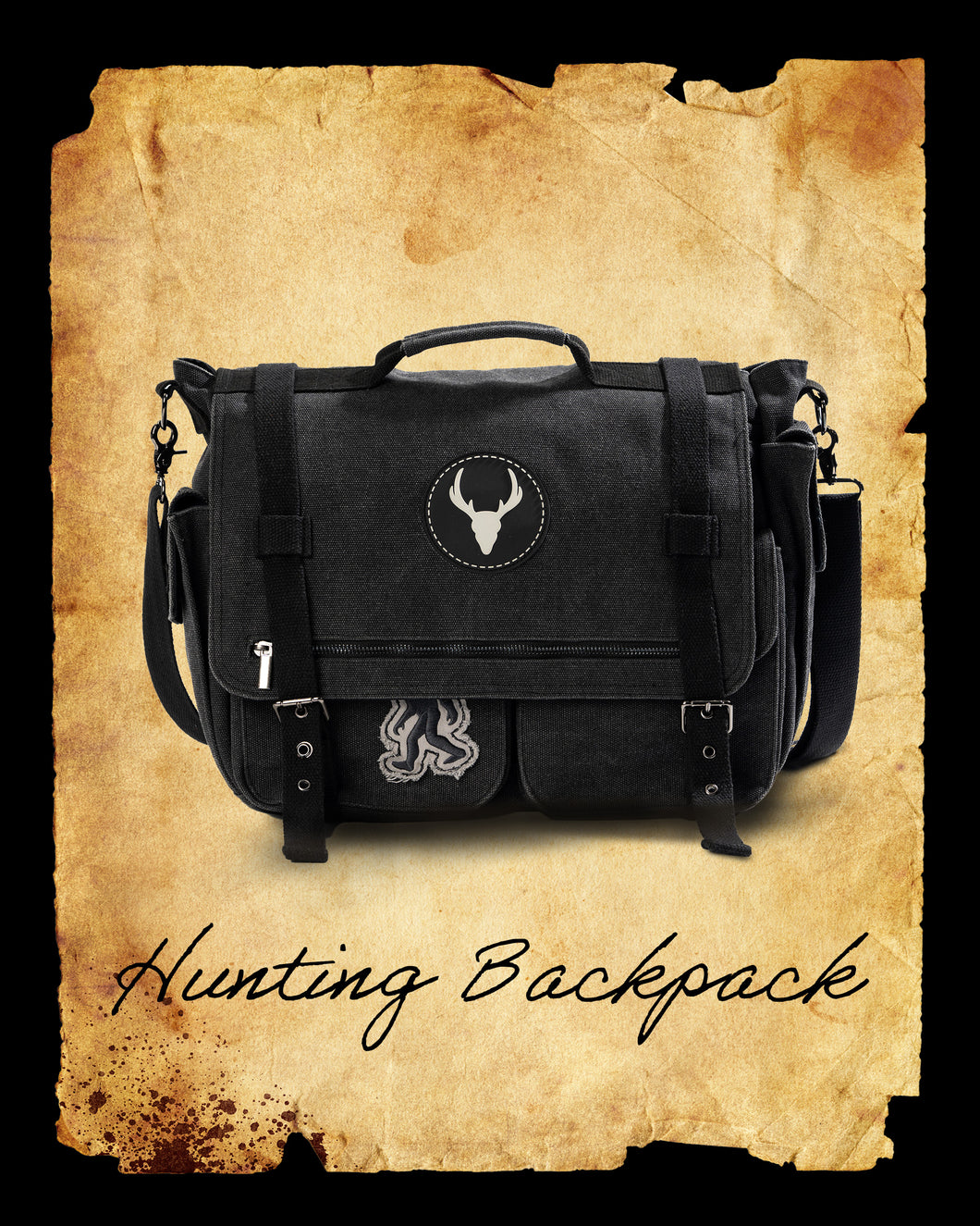 Cryptid Hunting Backpack / Messenger Bag