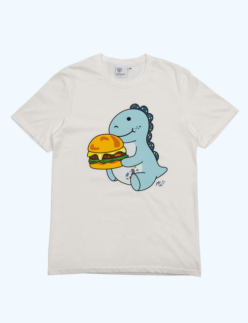 Cousin Derp Burger T-Shirt - White