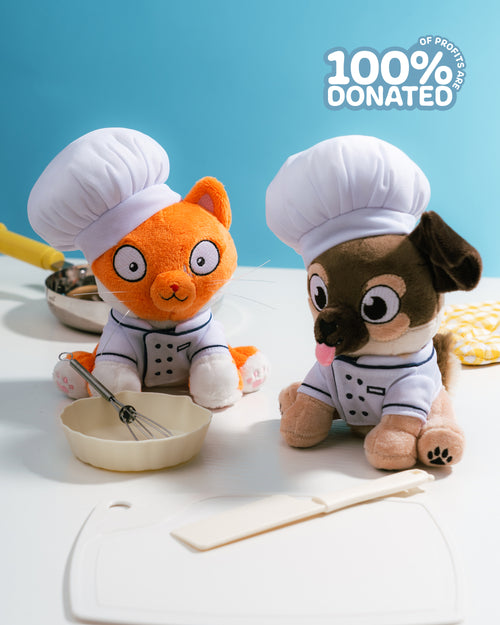 Chef Hudson & Chef Rolo Plushies Bundle