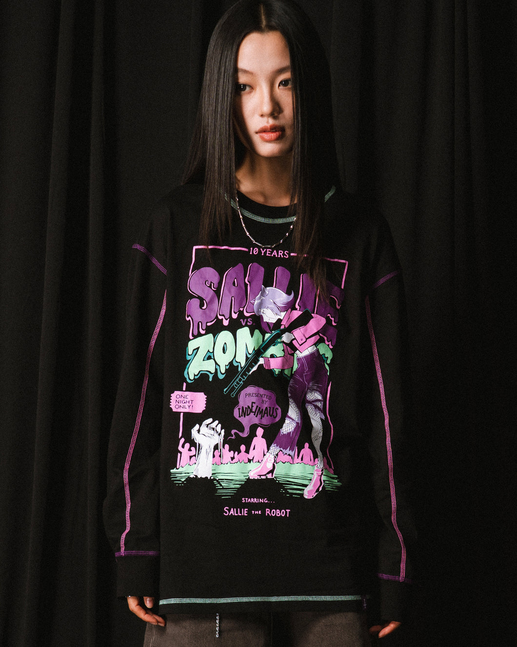10-Year Sallie vs Zombies Longsleeve