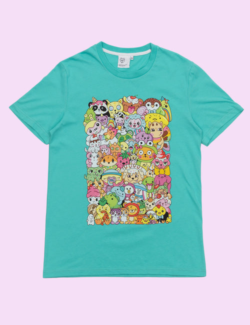 Jam Packed Bunch T-Shirt - Teal