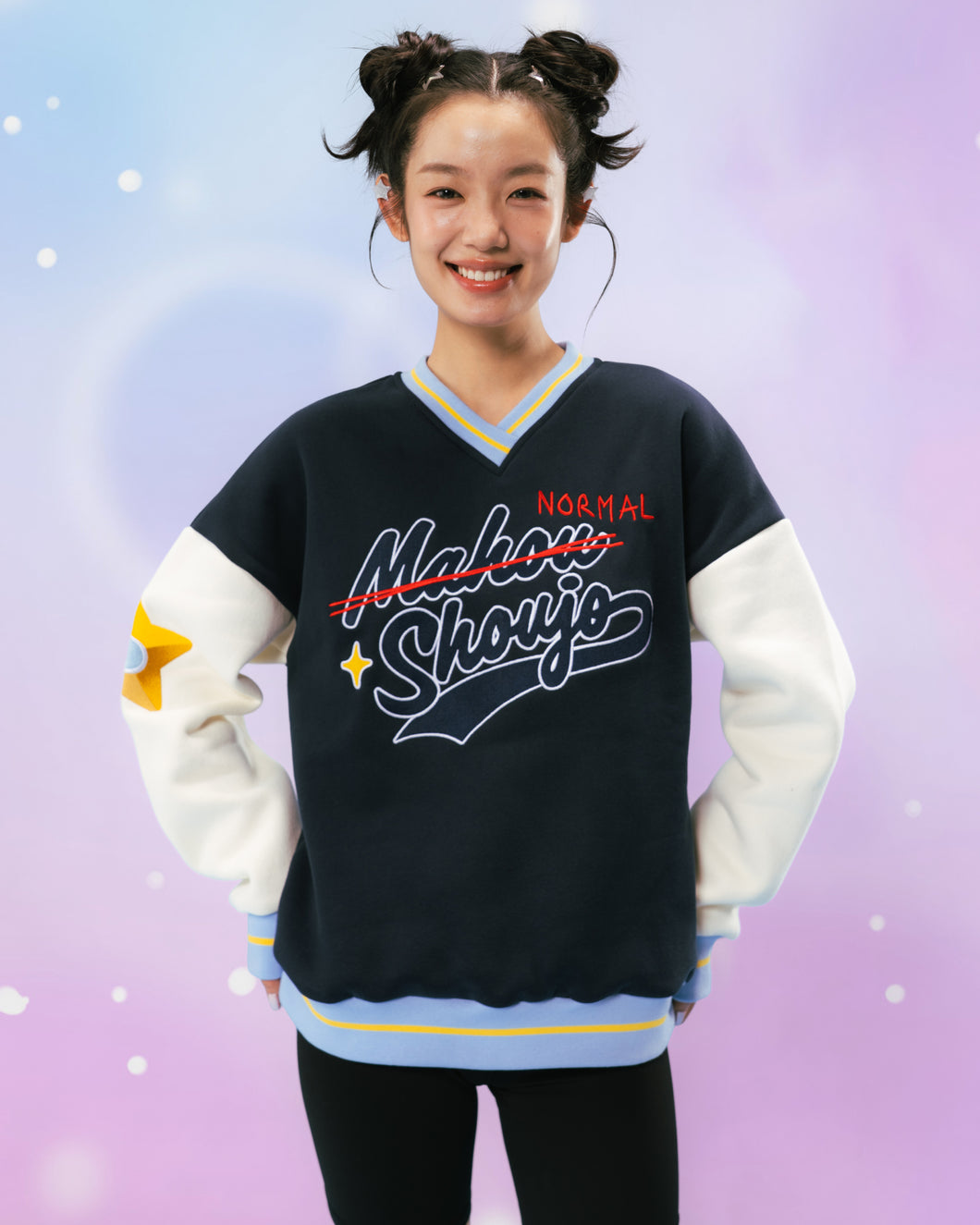 Definitely Normal Shoujo Varsity Crewneck