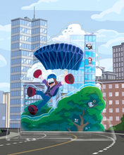 Suction Cup Man Acrylic Standee