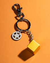 Golden Cube Keychain