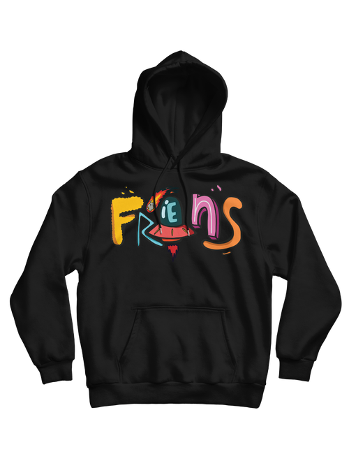 Frens Black Hoodie