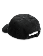 Black Embroidered Dad Hat
