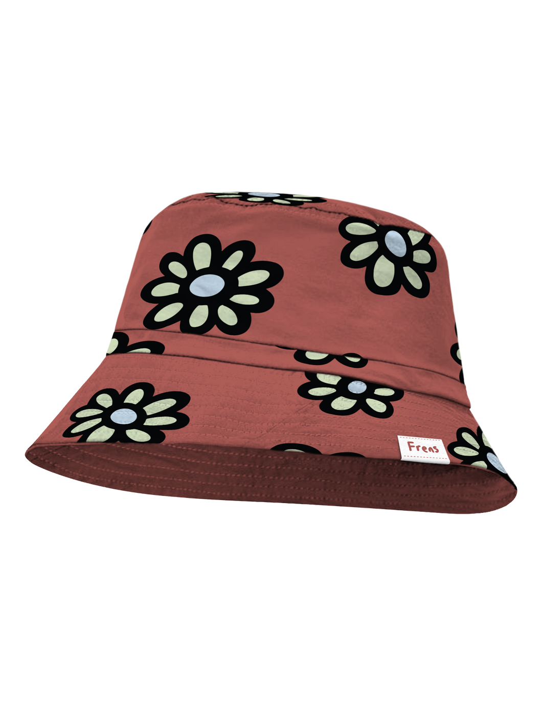 Pink Flower Bucket Hat
