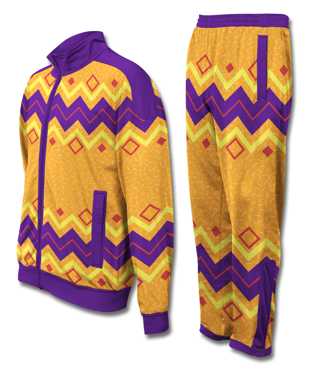 Bryce Vine Track Suit (Purple/Gold)