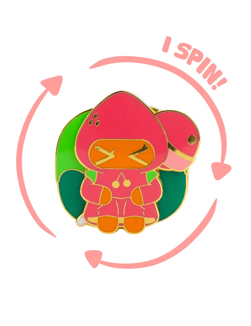 ENAMEL SPINNER PIN