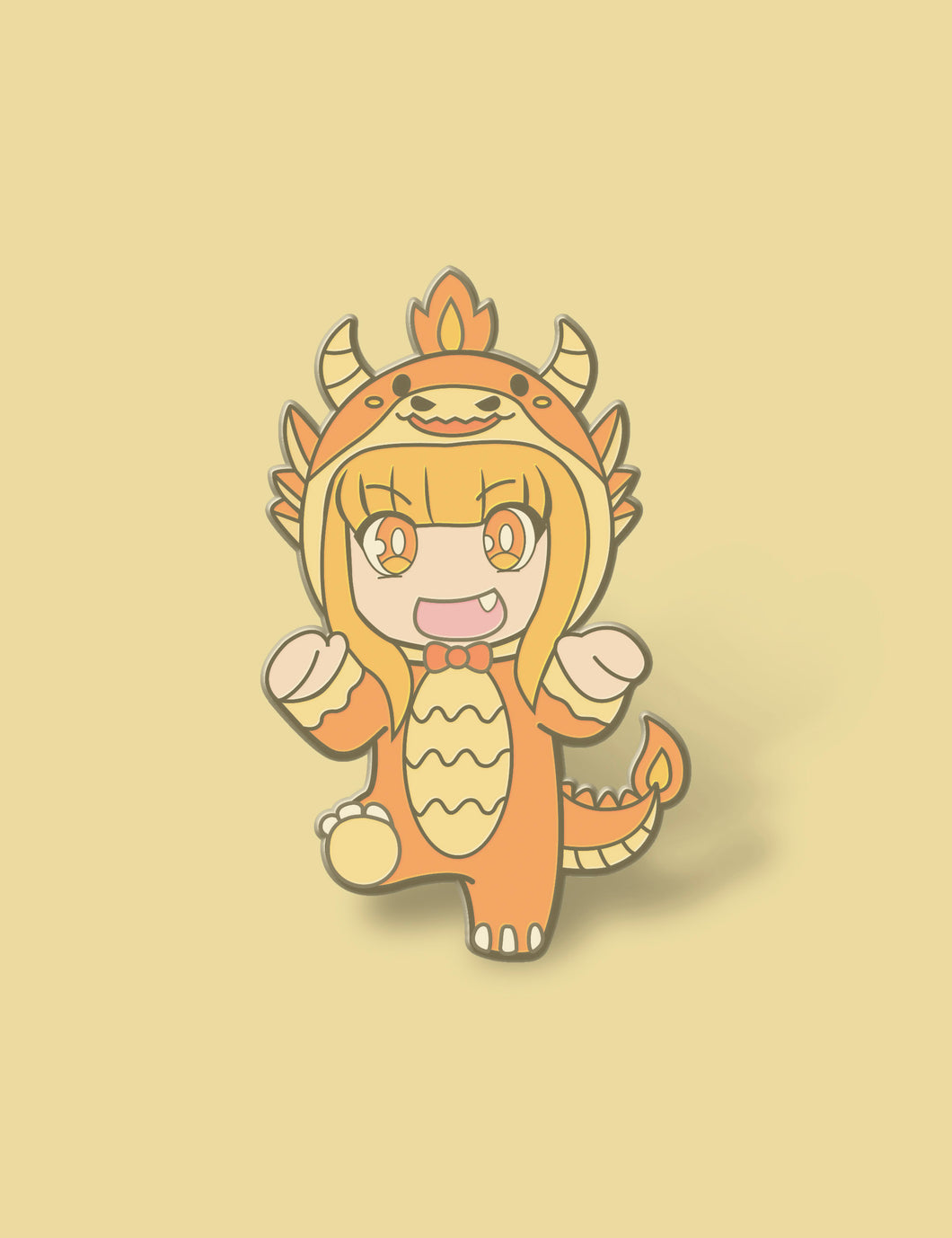 Fire Dragon Charli Pin