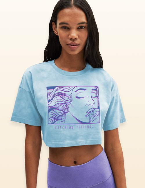 Catching Feelings Crop Tee