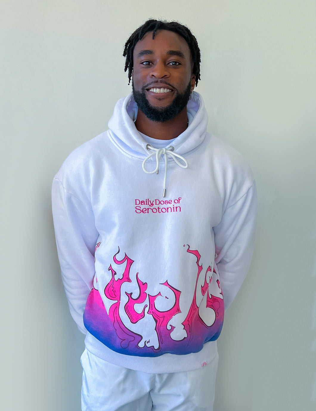 Serotonin Flame Hoodie (Cotton Candy)