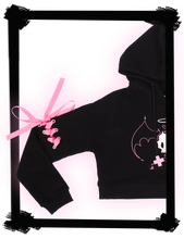 Princess Alex Cropped Cut Sleeve Hoodie